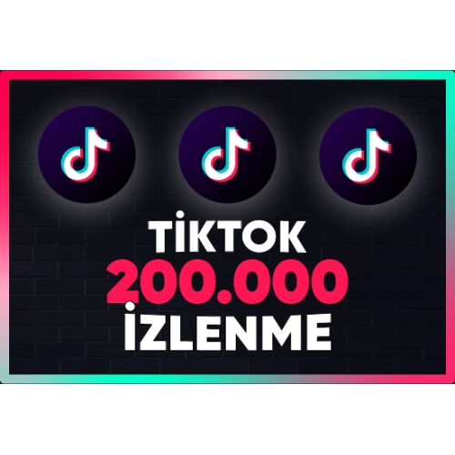  ⚡  GARANTİLİ  TİKTOK 200.000 İZLENME ⚡